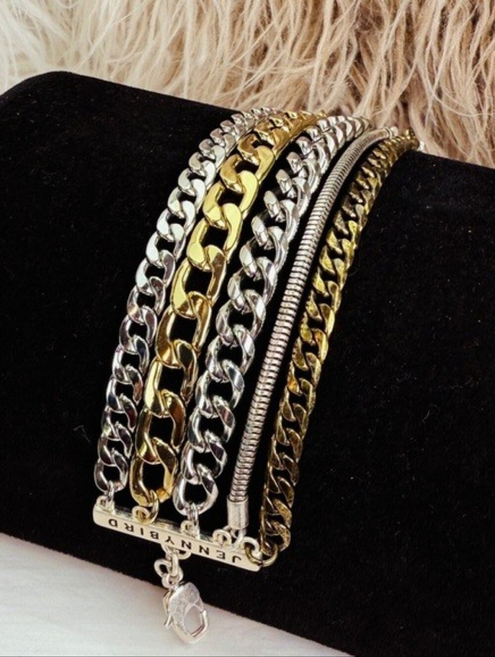 New!! Jenny Bird Austin Gorgeous 5 strand multi chain bracelet